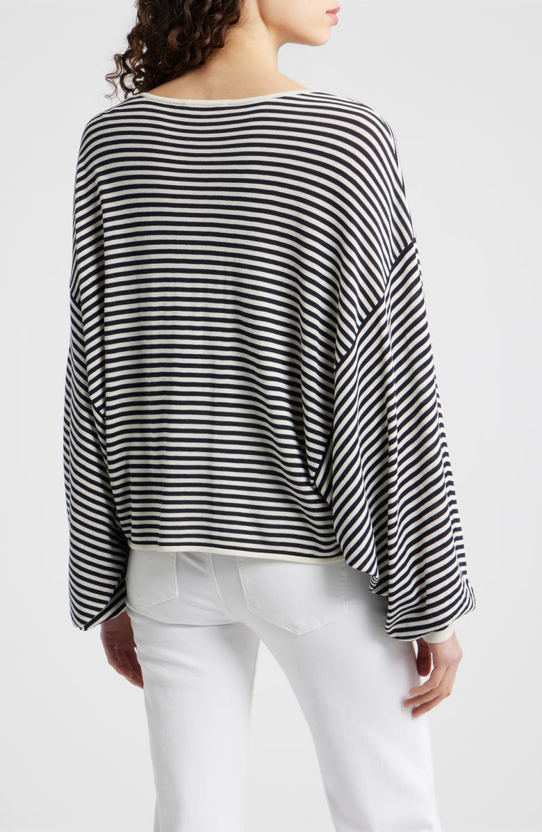 FRAME Slouchy Stripe Sweater, Alternate, color, Cream Multi