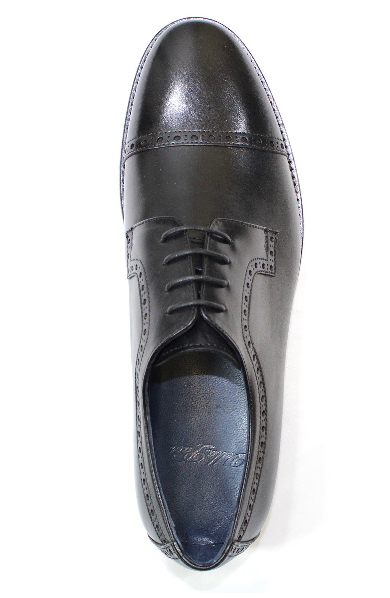 VELLAPAIS Ronny Brogue Derby, Alternate, color, Black