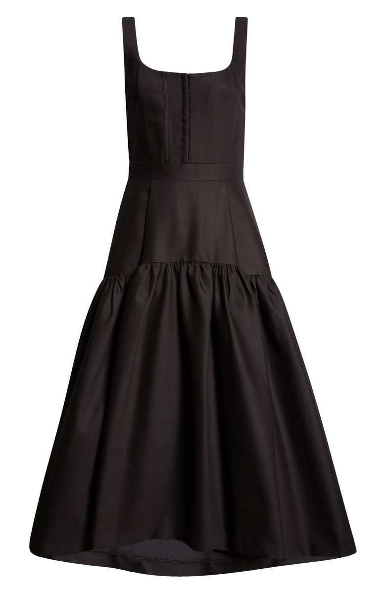 Alice + Olivia Diana High-Low Midi Dress, Alternate, color,