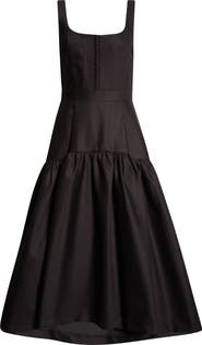 Alice + Olivia Diana High-Low Midi Dress