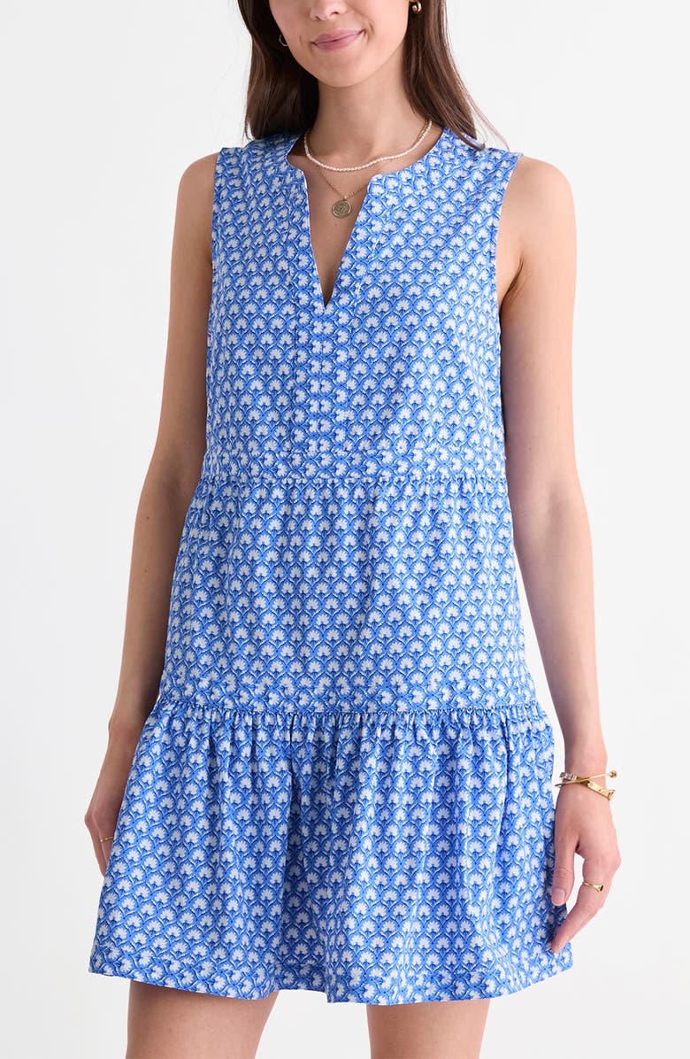 vineyard vines Harbor Seersucker Sundress, Alternate, color, Block