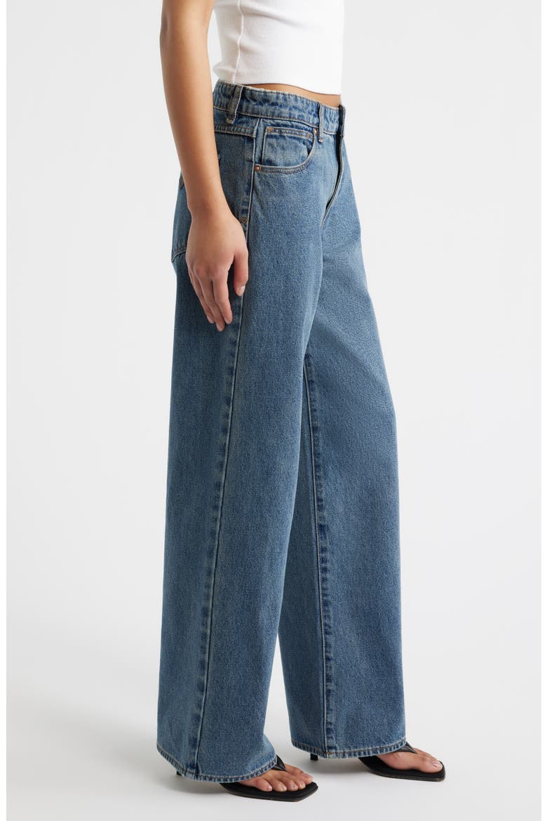'99 Alison Baggy Straight Leg Jeans, Alternate, color, TINT MID BLUE