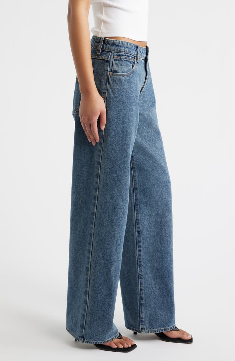 ABRAND '99 Alison Baggy Straight Leg Jeans, Alternate, color, Tint Mid Blue
