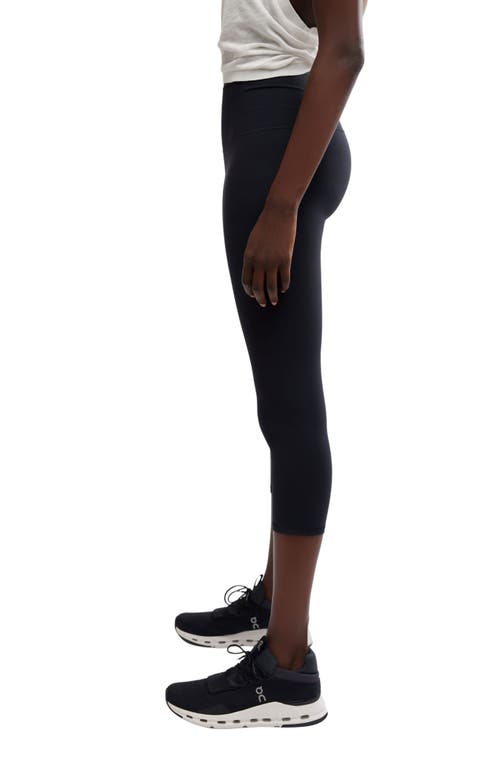 Free People Never Better Capri Leggings In Black