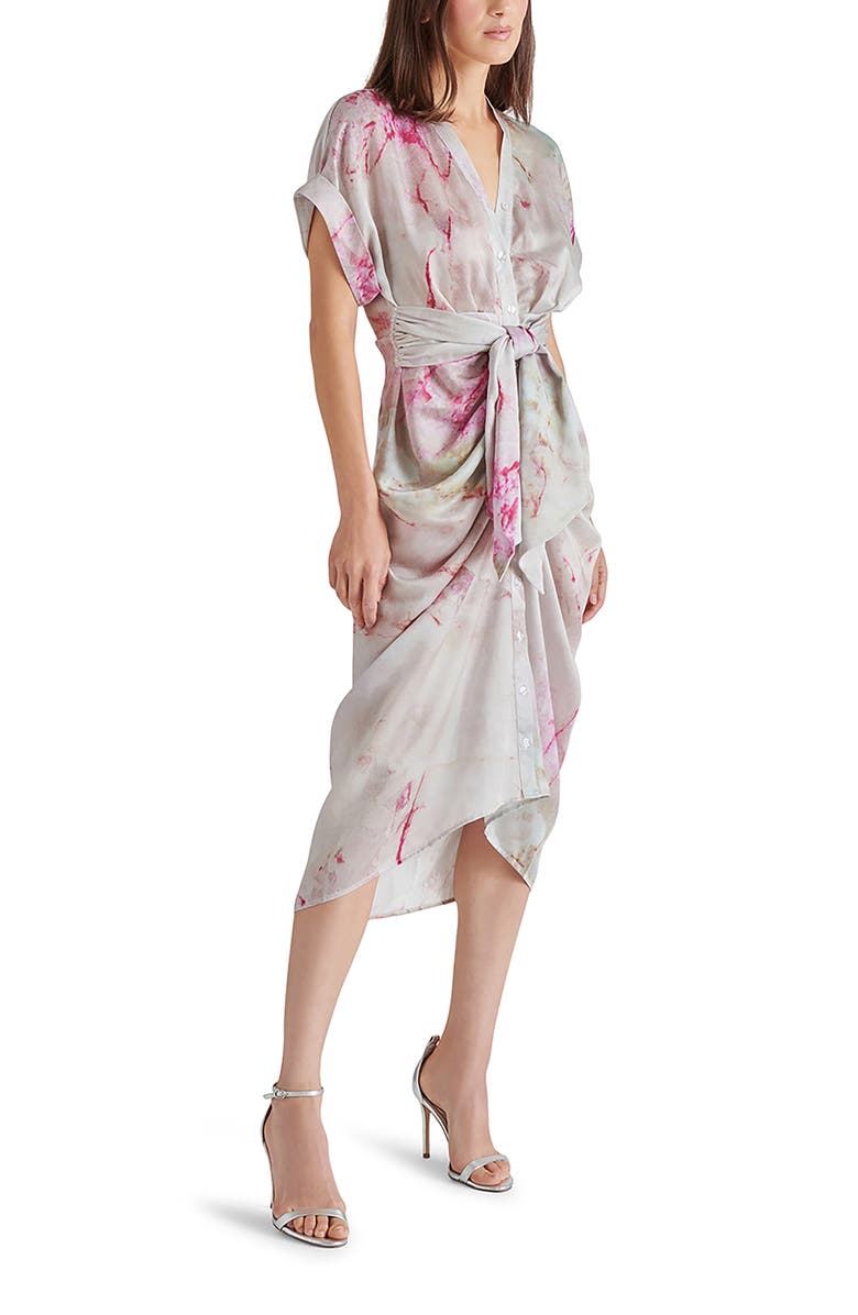 Steve Madden Tony Short Sleeve Shirtdress, Alternate, color, 