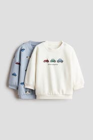 H&M 2-pack Printed Sweatshirts