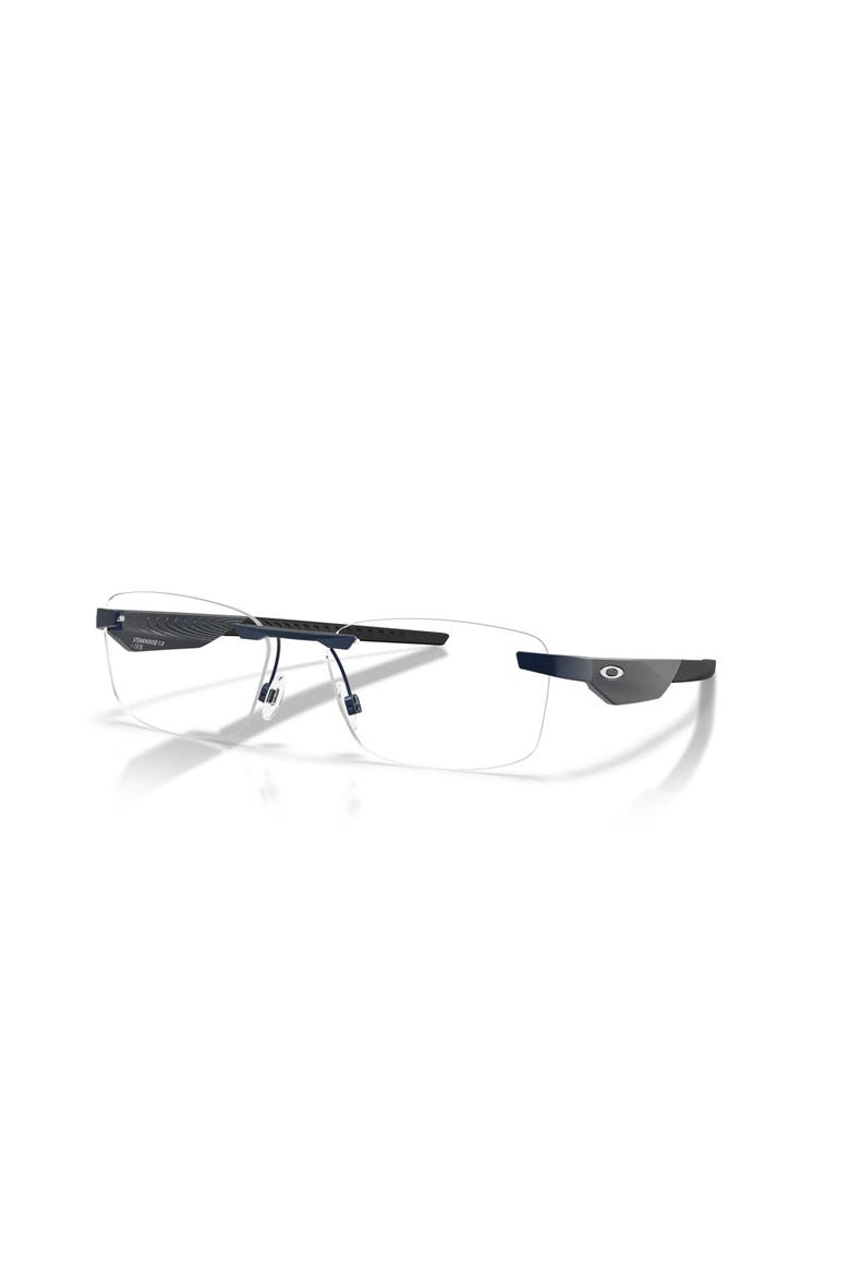 55mm Rectangle optical glasses, Main, color, Blue