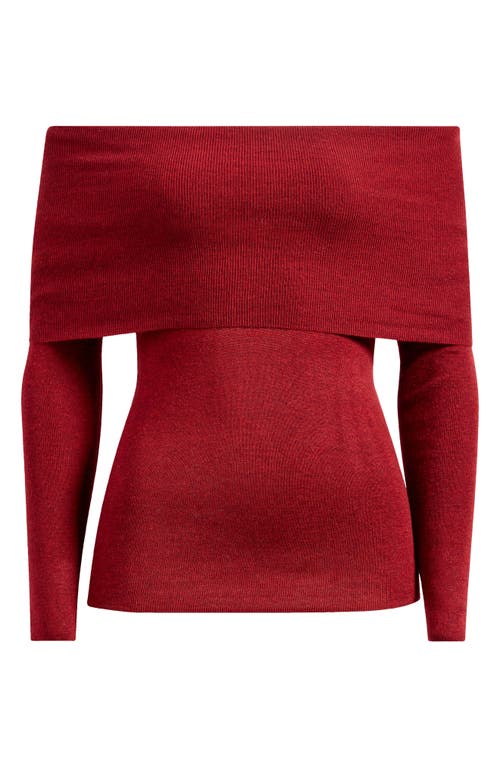 Wayf Sonia Off The Shoulder Rib Sweater