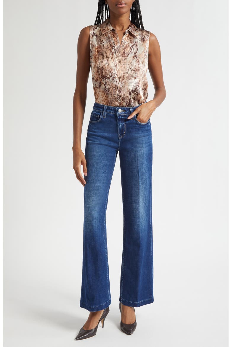 Scottie High Waist Wide Leg Jeans, Alternate, color, MARVISTA