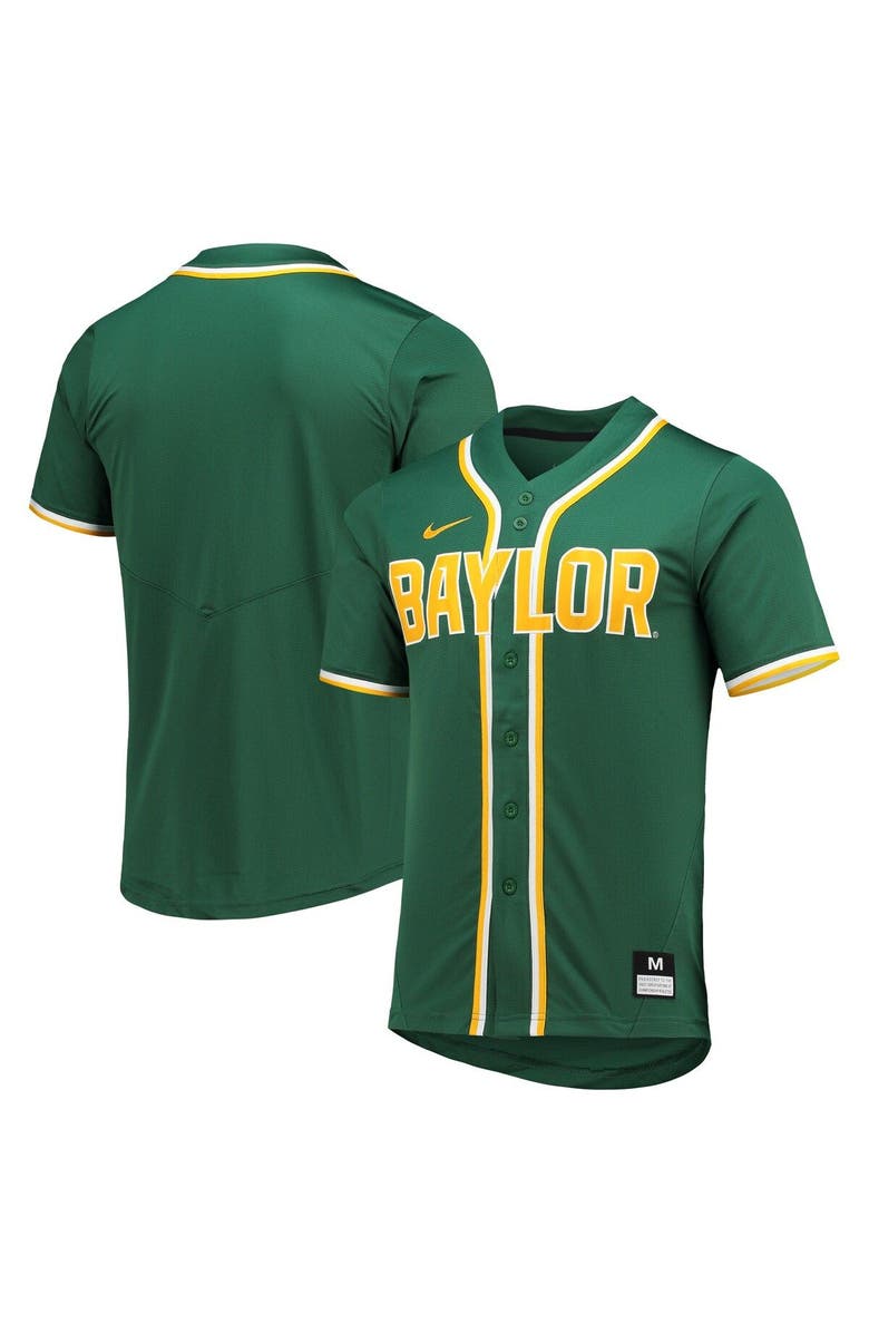 Nike Men's Nike Green Baylor Bears Replica Baseball Jersey, Main, color, Green