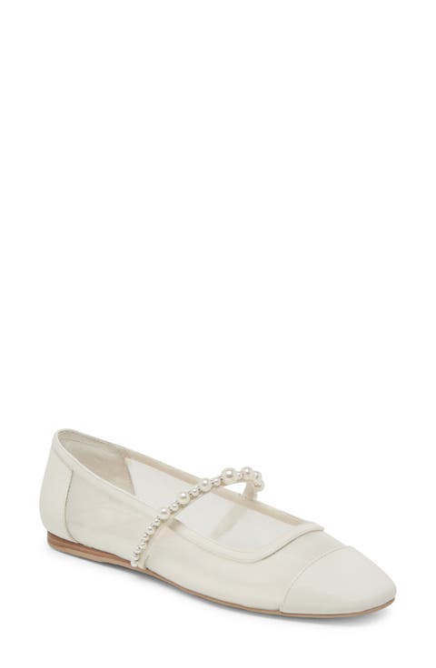 Rollin' Pearl Mary Jane Flat (Women)