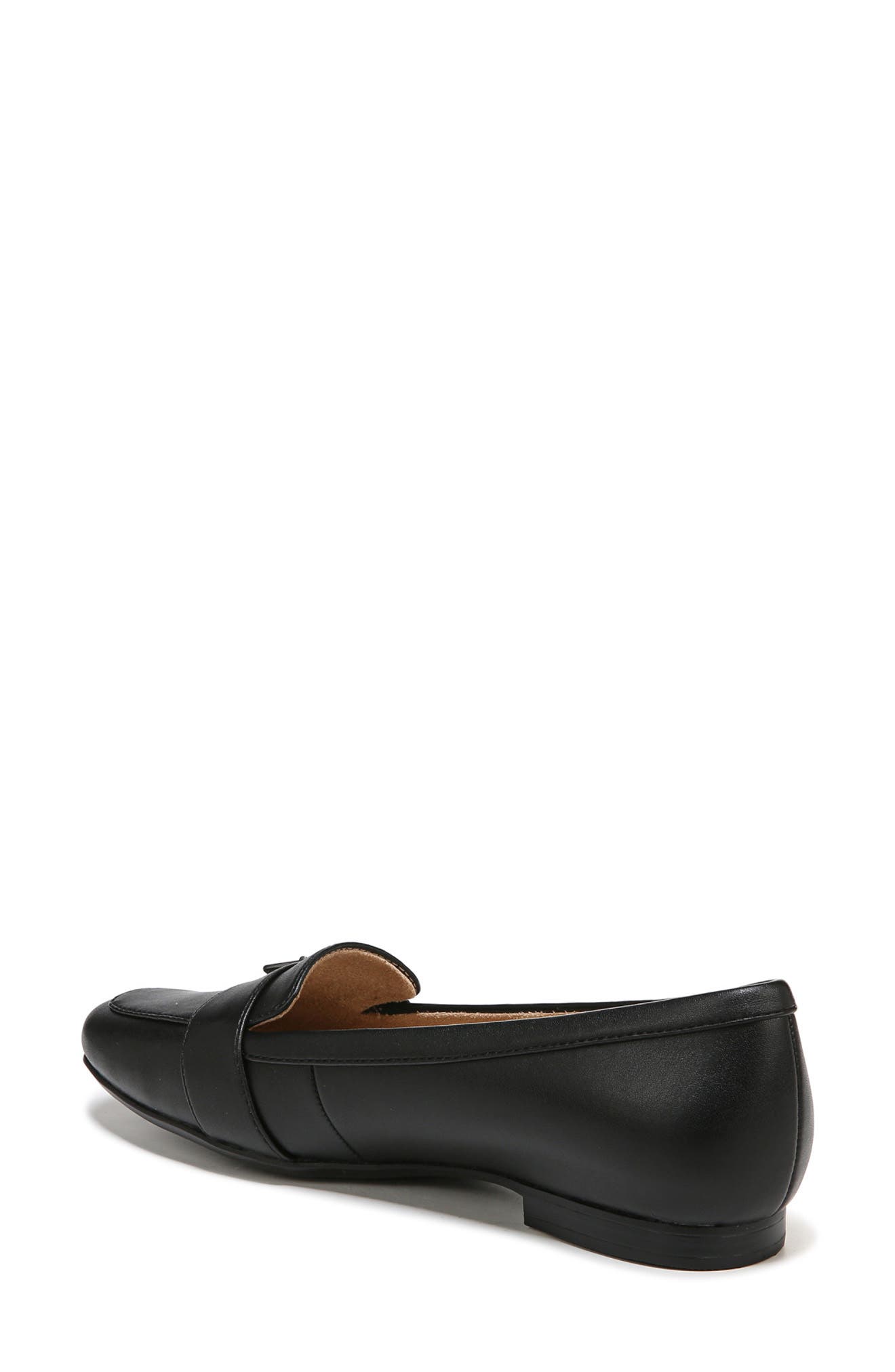 Naturalizer Kayden Buckle Loafer - Wide Width Available, Alternate, color, Black Smooth Synthetic