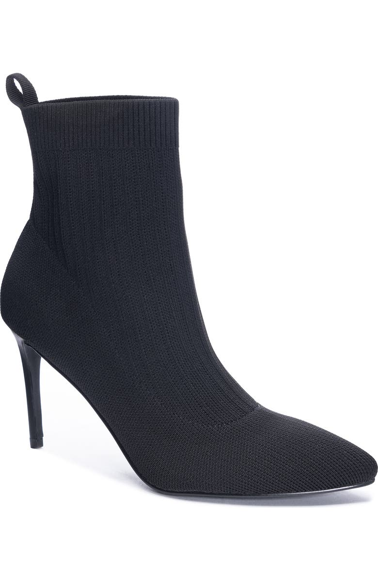 Chinese Laundry Elba Knit Pointed Toe Boot, Main, color,