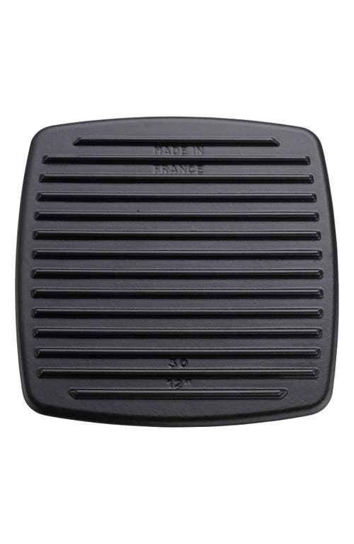 Staub Cast Iron Grill Press In Black