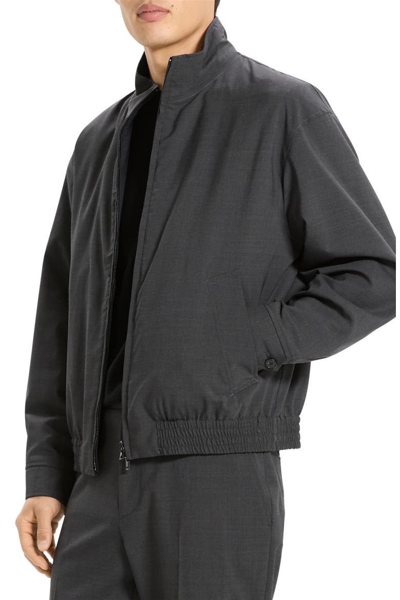 Motion Wool Blend Reversible Jacket, Alternate, color, CHARCOAL MELANGE
