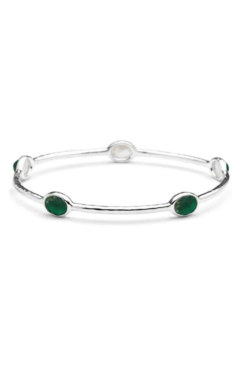 Wonderland Five-Stone Bangle