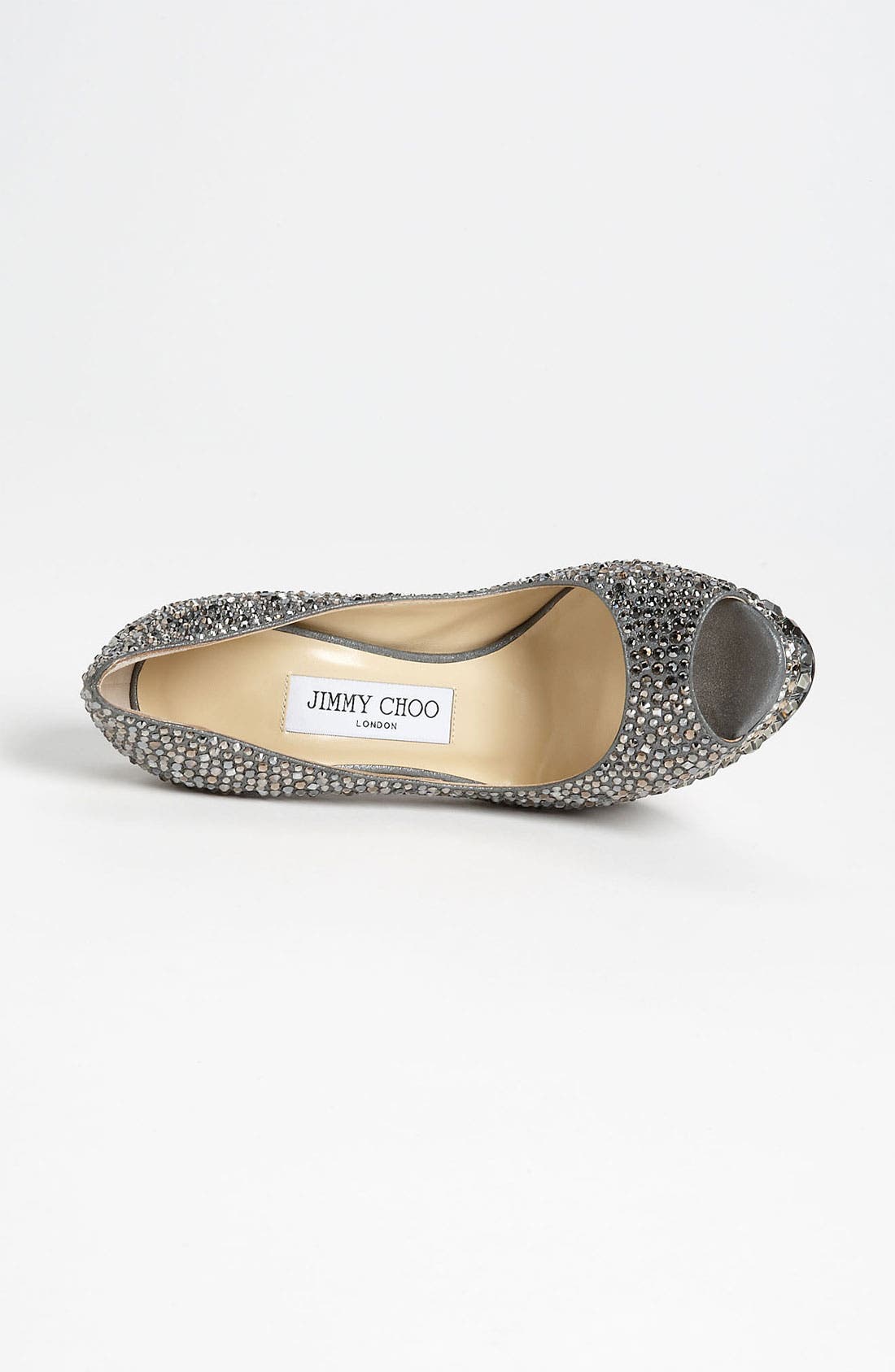 'Kendall' Crystal Pump, Alternate, color, ANTHRACITE