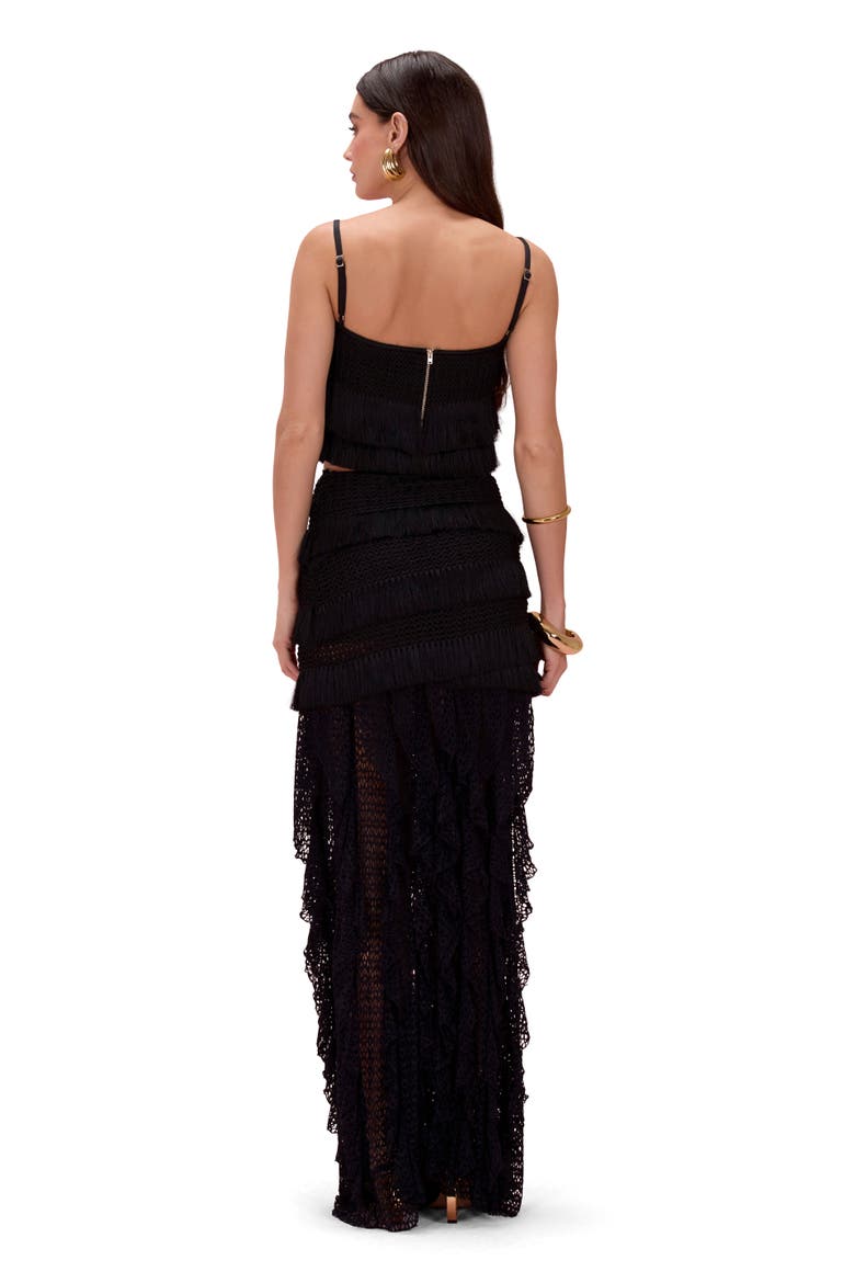Ayla Fringe Top, Alternate, color, BLACK