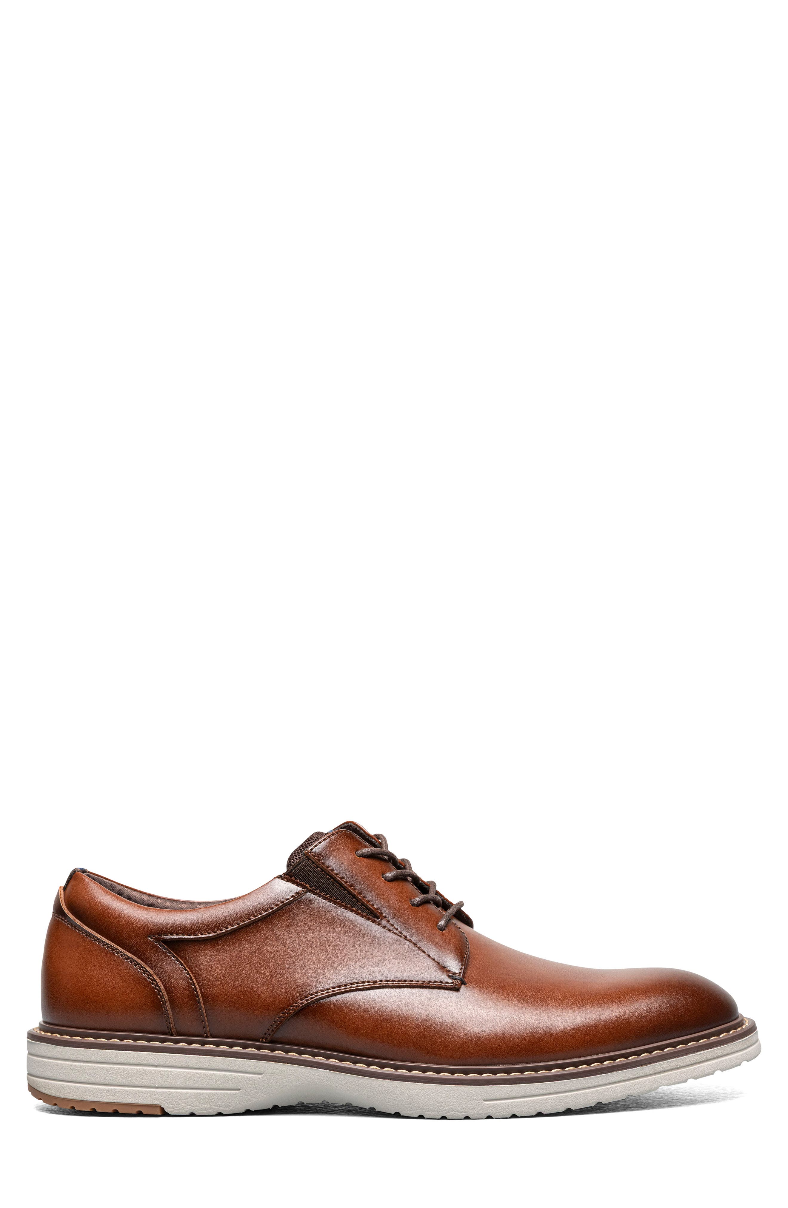 Gates Plain Toe Derby - Wide Width Available, Alternate, color, COGNAC MULTI