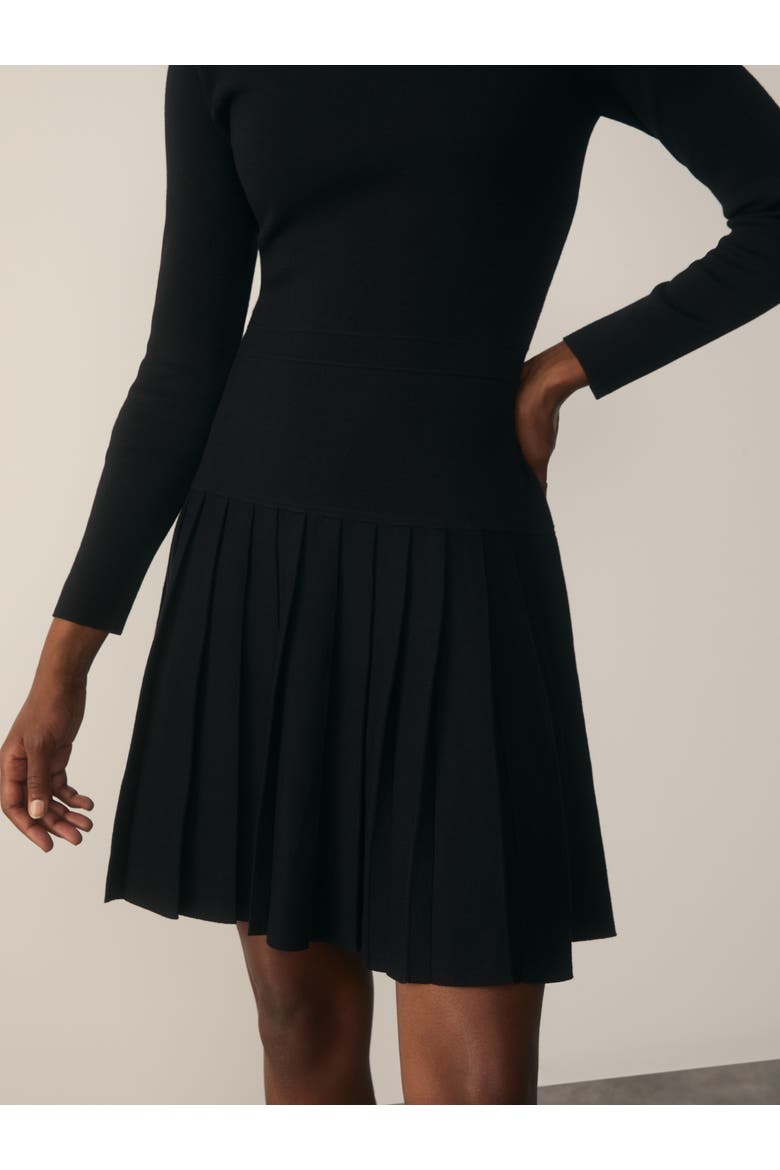 Rothes Knit Mini Dress, Alternate, color, Black