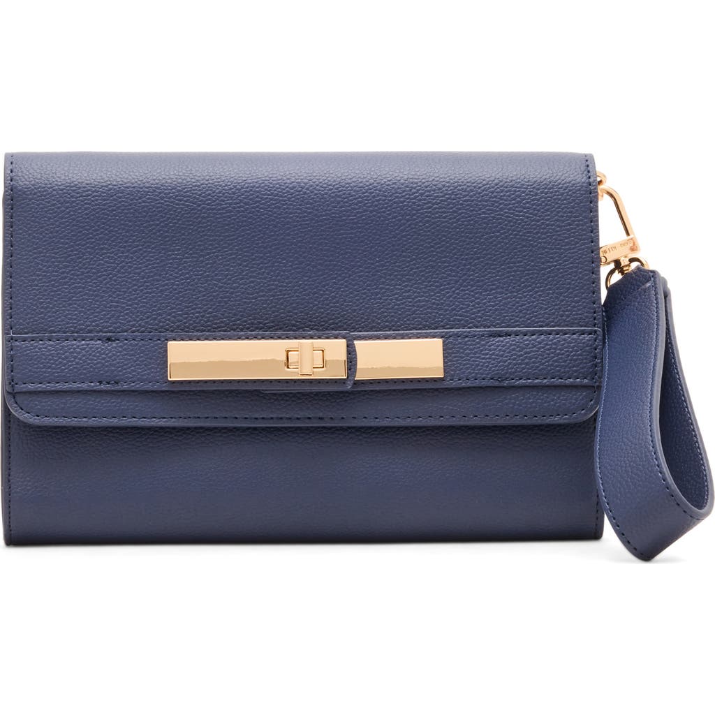ANNE KLEIN ANNE KLEIN BELTED WALLET ON A CHAIN CROSSBODY BAG