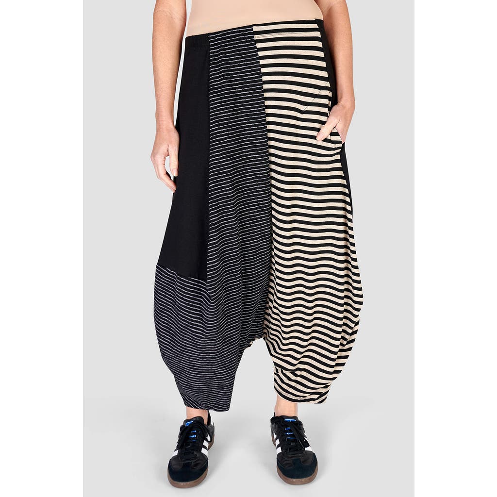 ALEMBIKA ALEMBIKA PATCHWORK HAREM- STYLE OVAL SILHOUETTE PANTS