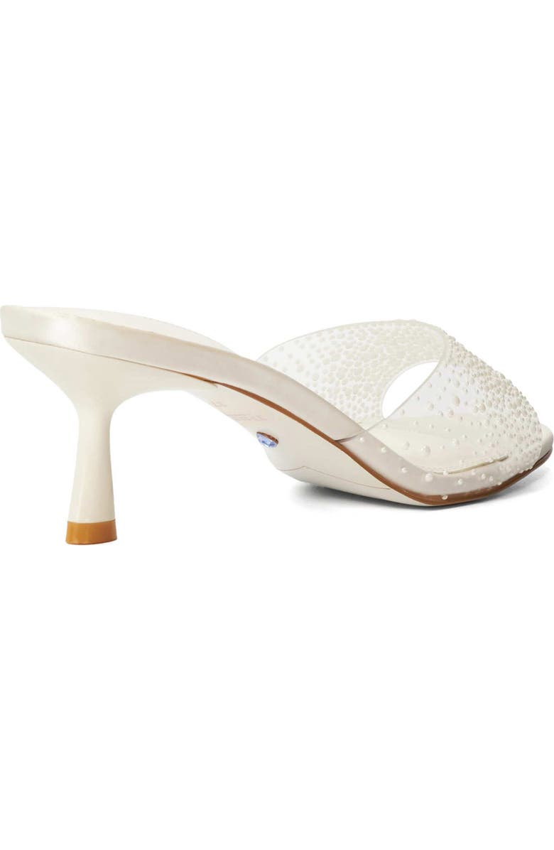 Dune London Moonlit Slide Sandal, Alternate, color, Ivory-Synthetic