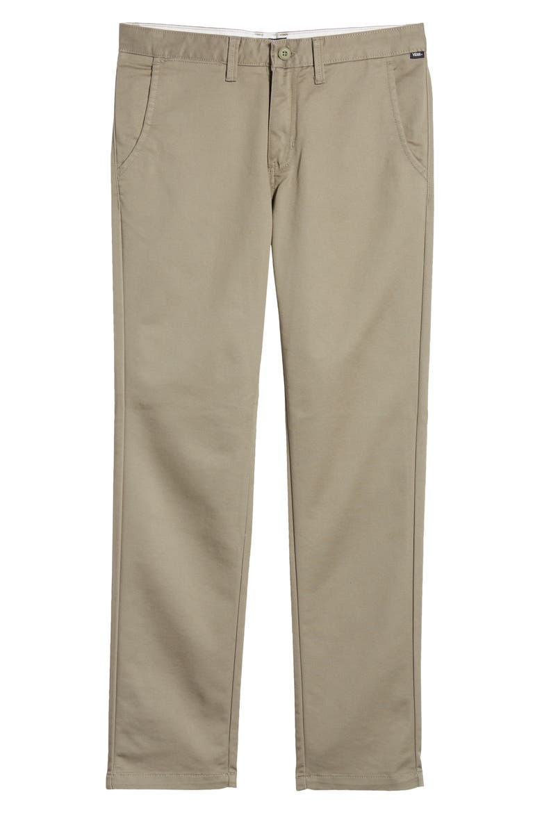 Authentic Slim Fit Stretch Chinos, Alternate, color, VETIVER