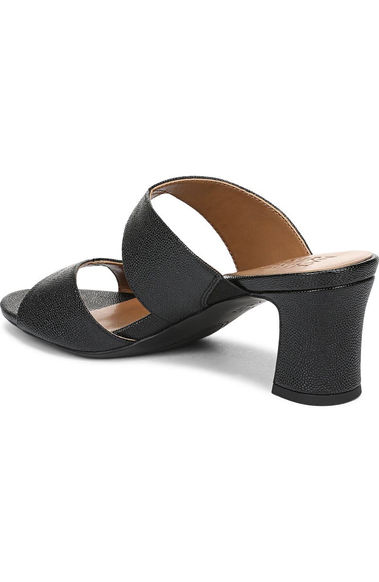 Naturalizer Nessa Slide Sandal, Alternate, color, Black Pebble Faux Leather