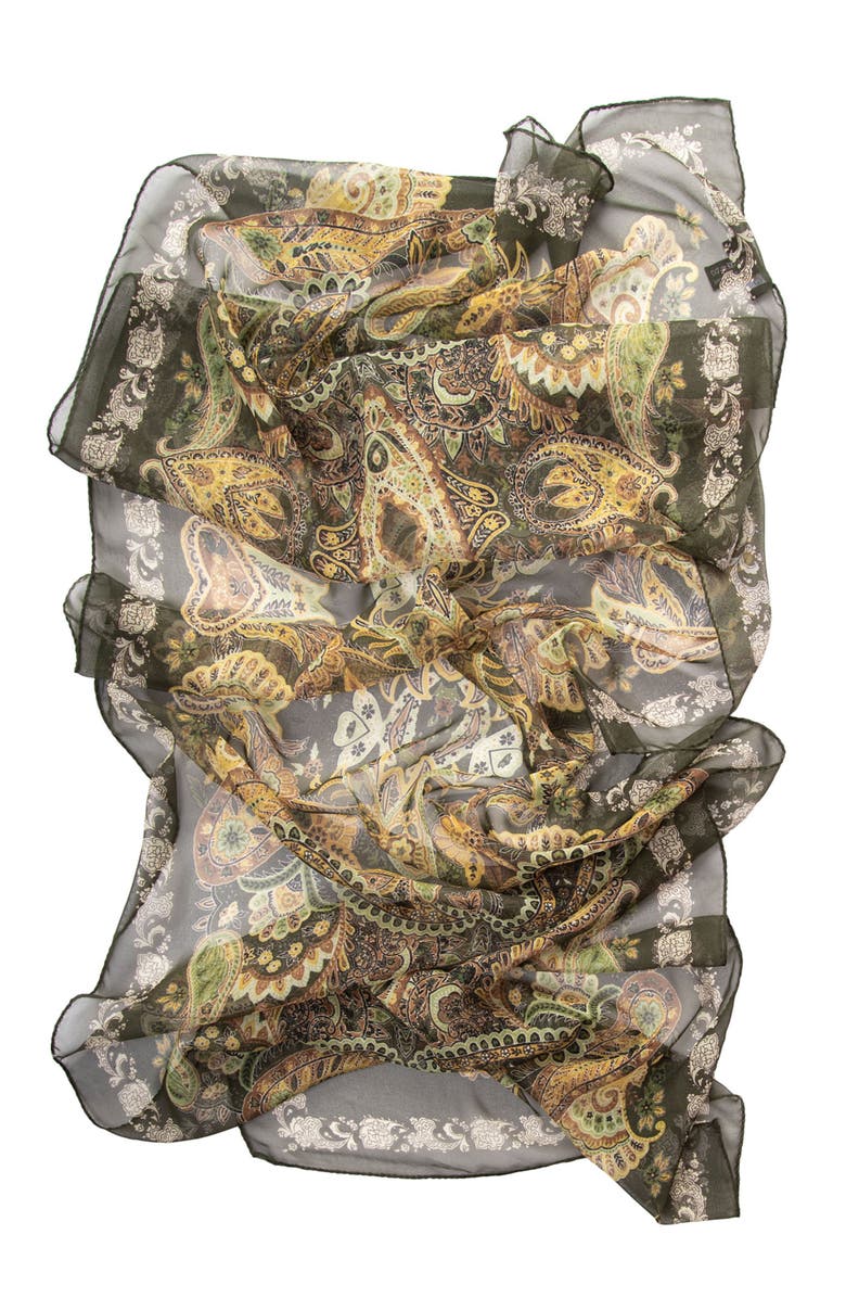 Elizabetta Samira - Long Sheer Silk Scarf for Women, Alternate, color, 