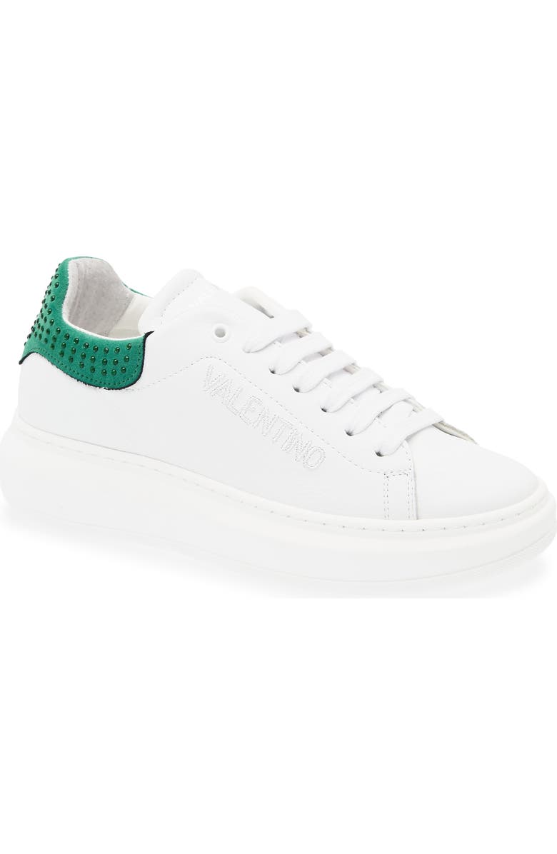 VALENTINO BY MARIO VALENTINO Fresia Sparkling Sneaker, Main, color, White Green