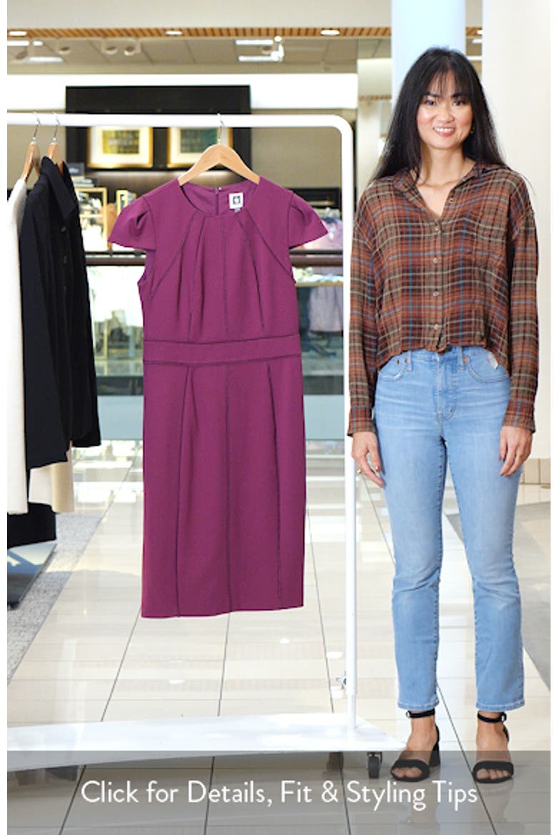Cap Sleeve Sheath Dress video