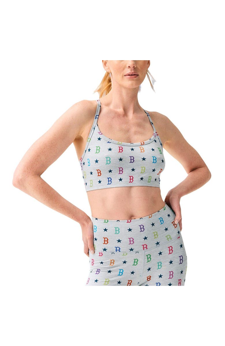 Terez Women's Terez Gray Boston Red Sox TLC Rainbow Bra, Alternate, color, Gray