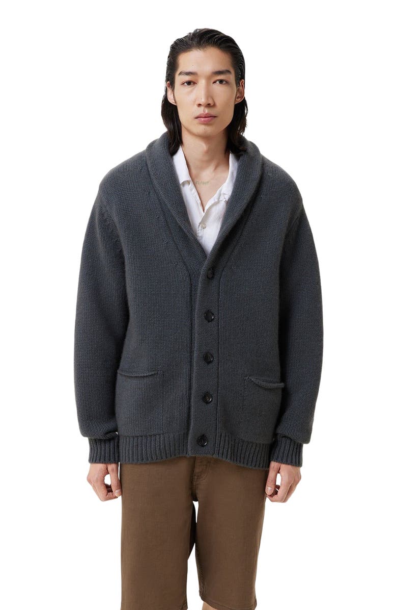 GOBI Mongolian Cashmere Shawl Collar Cashmere Cardigan, Alternate, color,