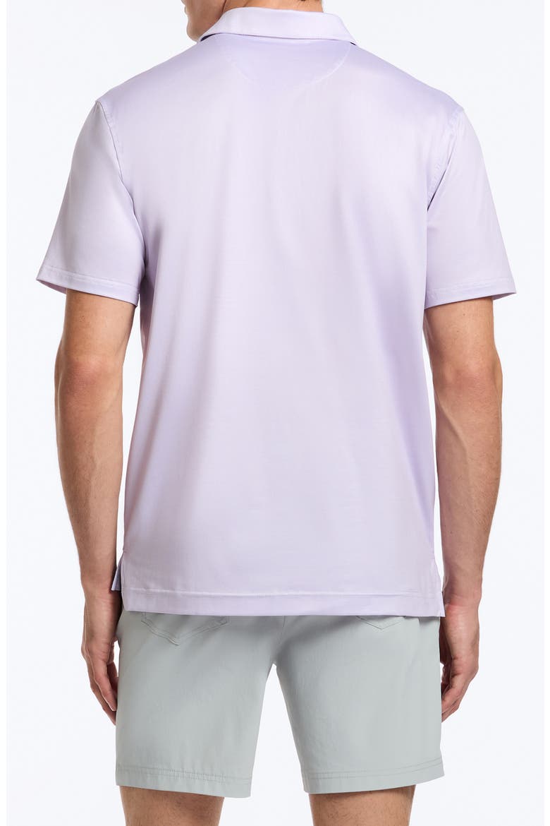 Hyde Textired Performance Golf Polo, Alternate, color, LAVENDER