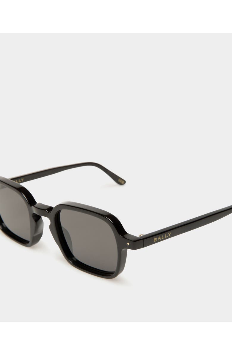 Bally Werner Sunglasses, Alternate, color, Black