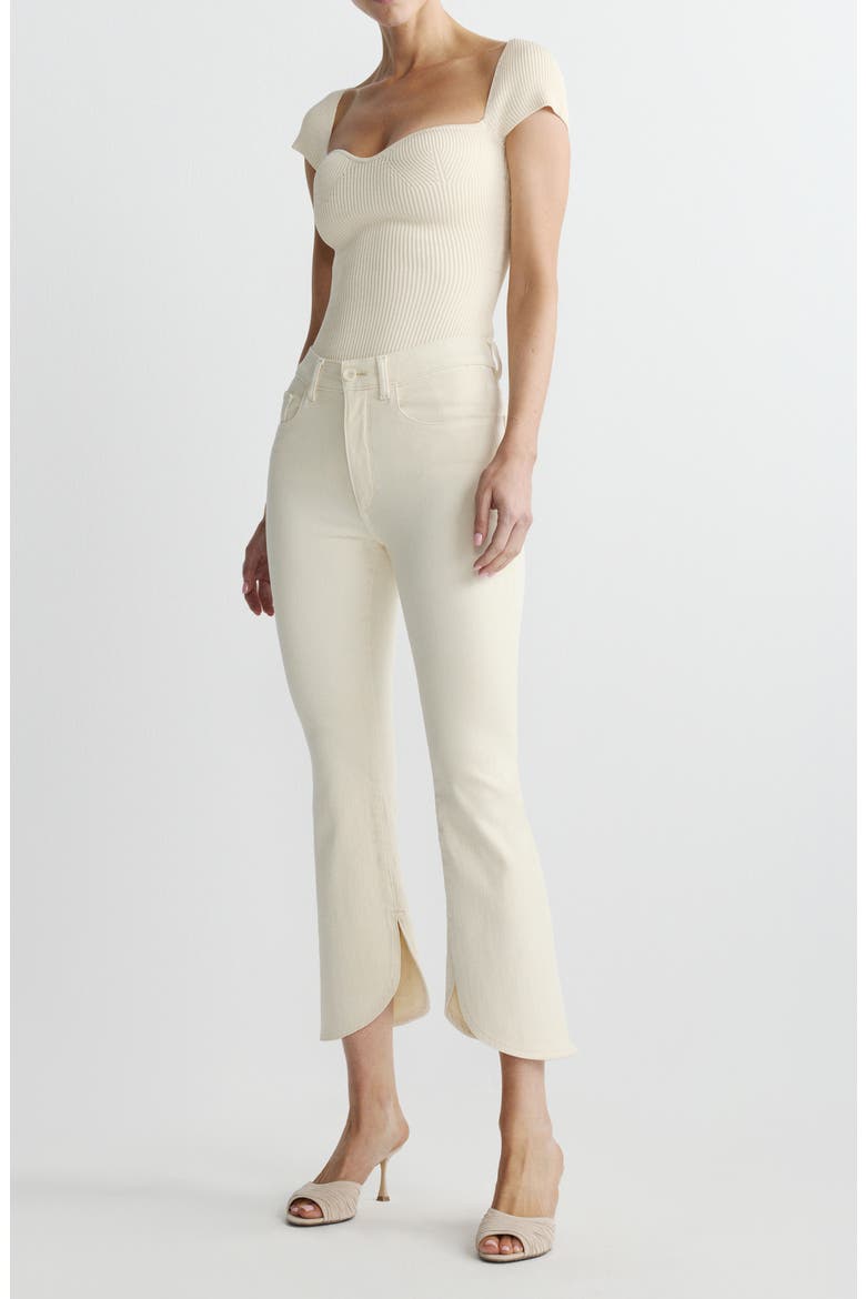 Bridget Instasculpt™ High Rise Bootcut Jeans, Alternate, color, CREMA SCALLOPED