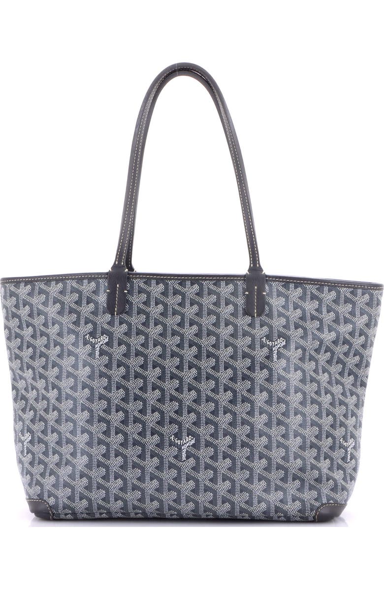 Pre-Owned Goyard Artois Tote Coated Canvas PM, Main, color, Gray