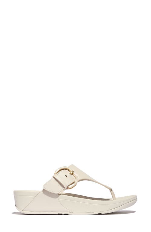 Fitflop Lulu Buckle Flip Flop In Paris Beige