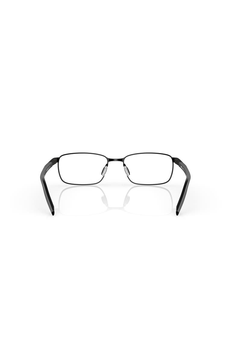 Costa 53mm Rectangle optical glasses, Alternate, color, Black