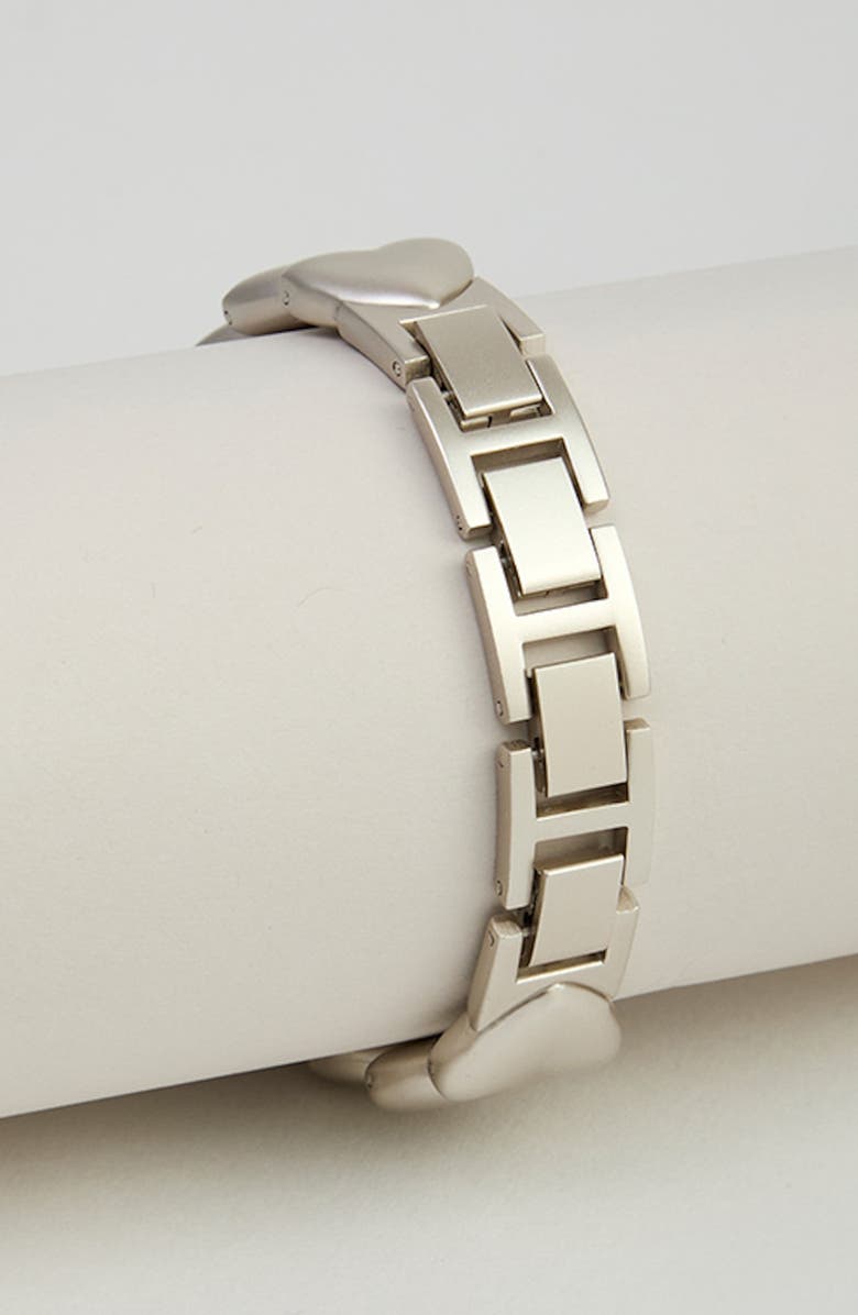 SAACHI Heart Chain Apple Watch<sup>®</sup> Watchband, Alternate, color, Silver