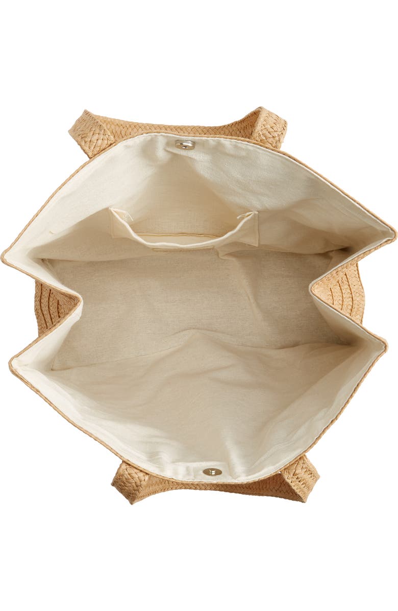 BTB Los Angeles Just Beachy Straw Tote, Alternate, color,