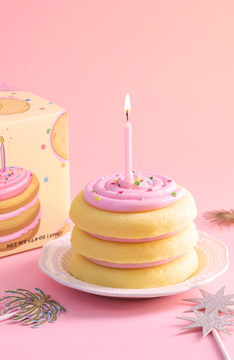 Southlake gifts Cookie Cake Candle, Alternate, color, Pink