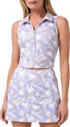 TravisMathew Moveknit Zip Crop Top