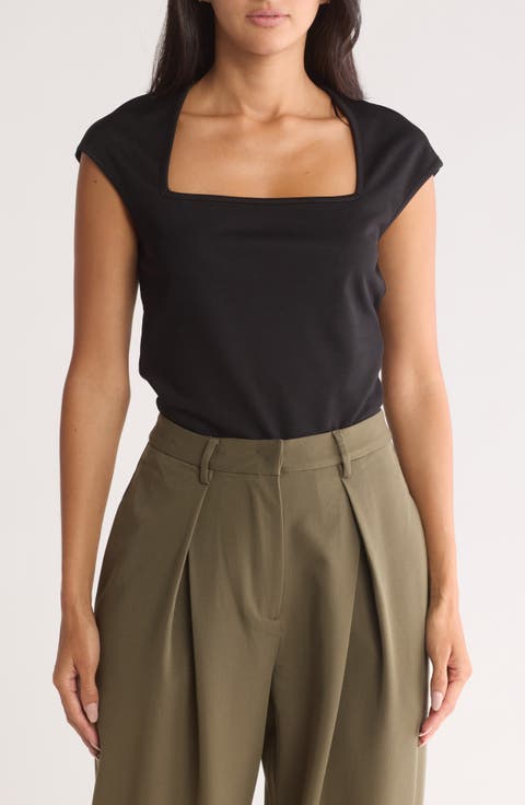 Stretch Ponte Top