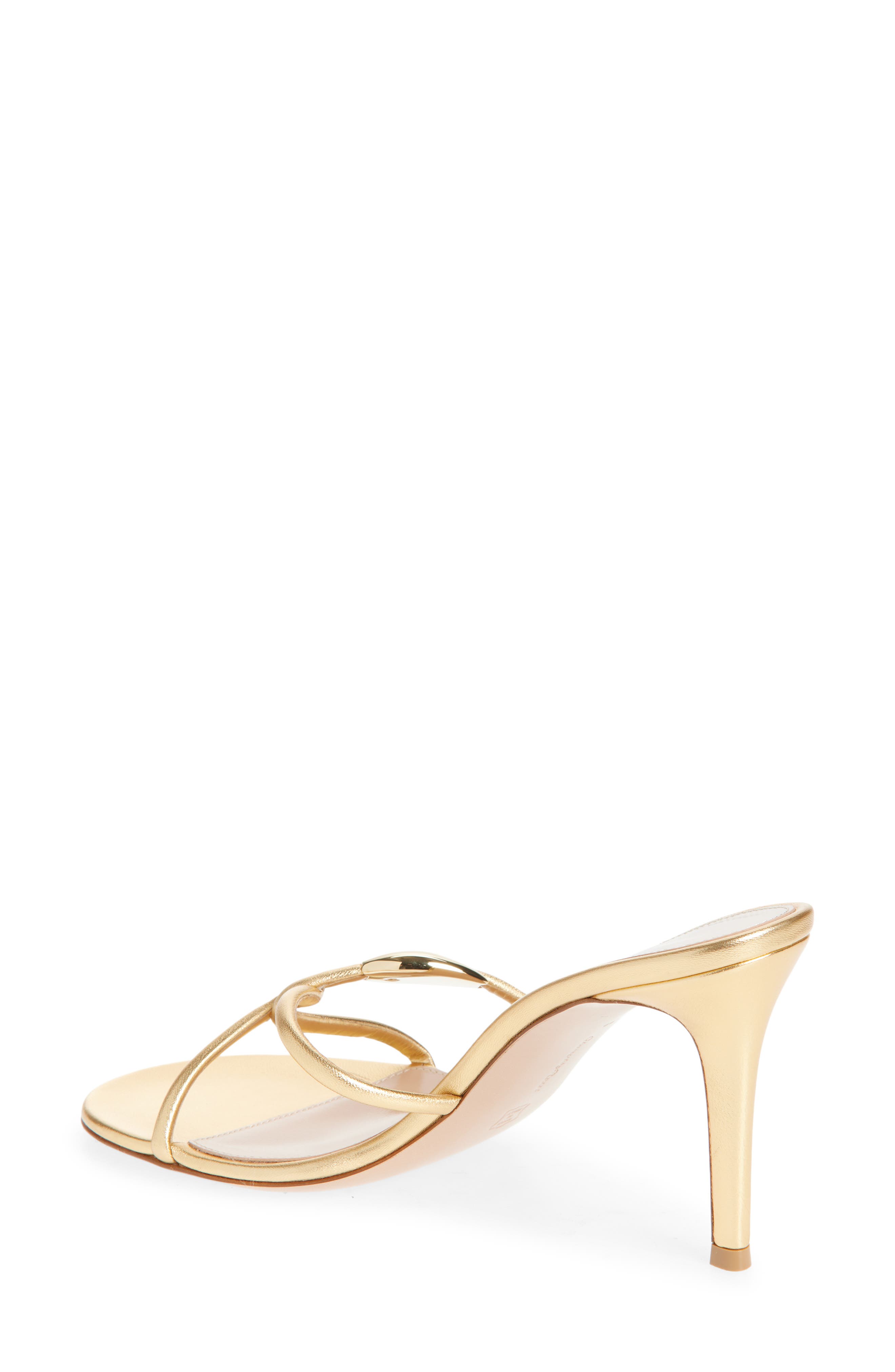 Gianvito Rossi Serpent Stiletto Slide Sandal, Alternate, color, Mekong