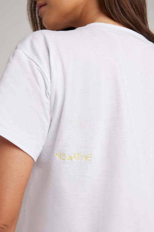 Negative Underwear Uniform Baby Tee In White: Mermaid Edition
