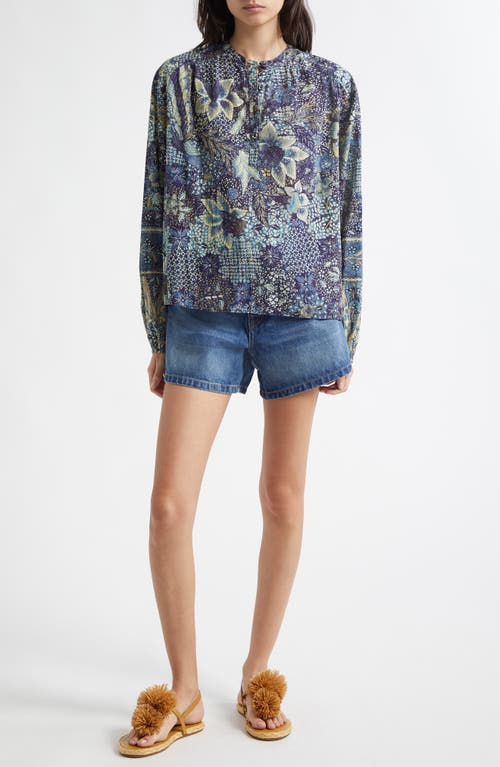 Ulla Johnson Greta High-rise Denim Shorts In Danube
