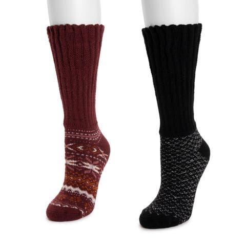 Slouch Heat Retainer Socks 2 Pair Pack