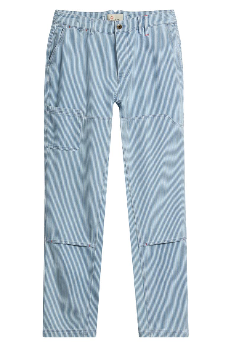 Courier Hickory Stripe Utility Pants, Alternate, color, VINTAGE WASH